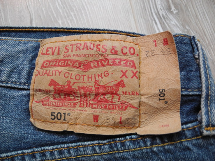 Джинсы Levis 501 34/32 ( Сост Нового ), numer zdjęcia 3