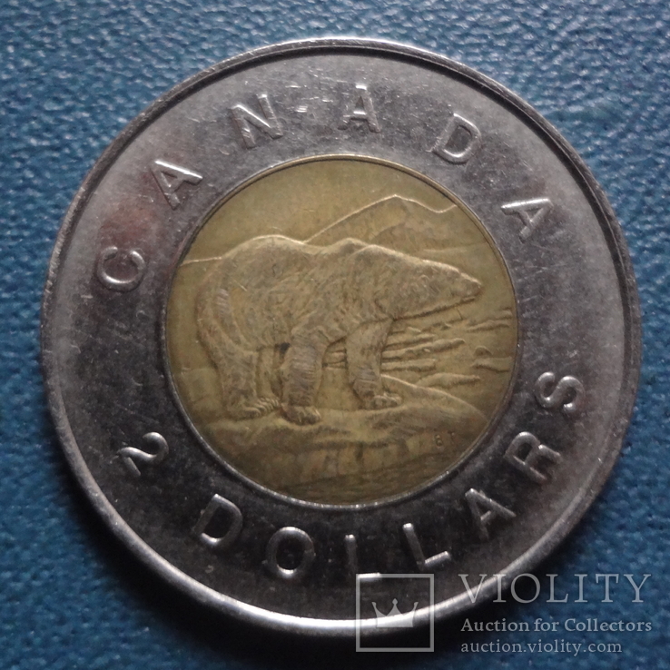 2  доллара 1996  Канада (N.1.5)~, фото №2