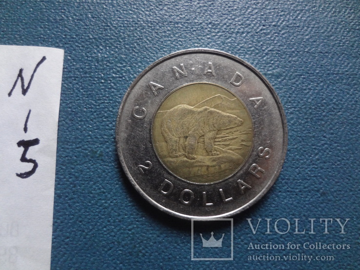 2  доллара 1996  Канада (N.1.5)~, фото №4