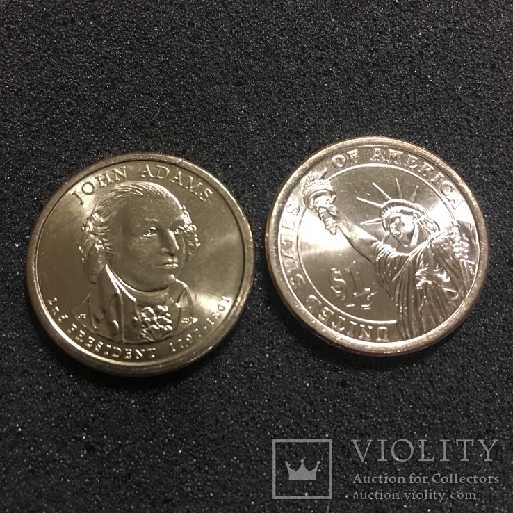 1 доллар США Президент 2-й Джон Адамс 2007