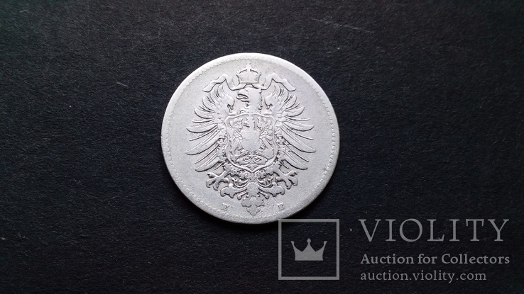1 марка 1875г. серебро. Германия., фото №3