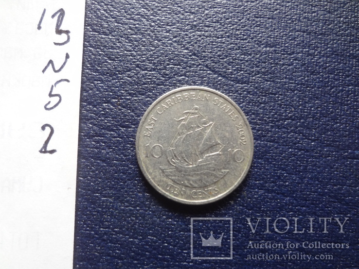 10 центов 2002 Карибы    (N.5.2)~, фото №4