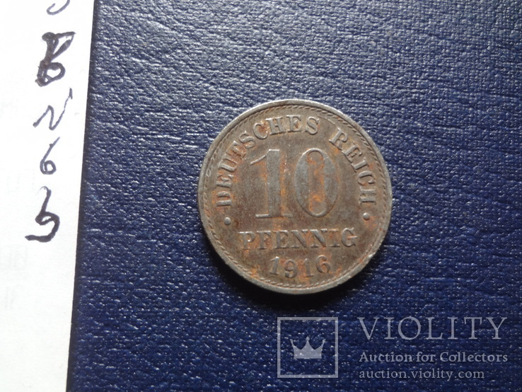 10  пфеннигов  1916  Германия   (N.6.3)~, фото №4