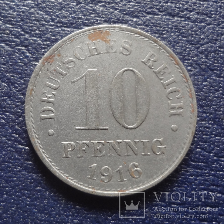 10  пфеннигов  1916  J Германия   (N.5.8)~