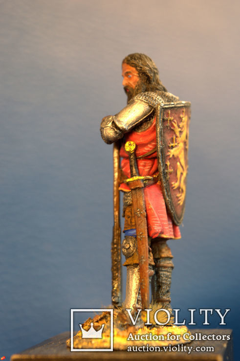 Средневековый рыцарь авторская работа 54 мм, фото №4