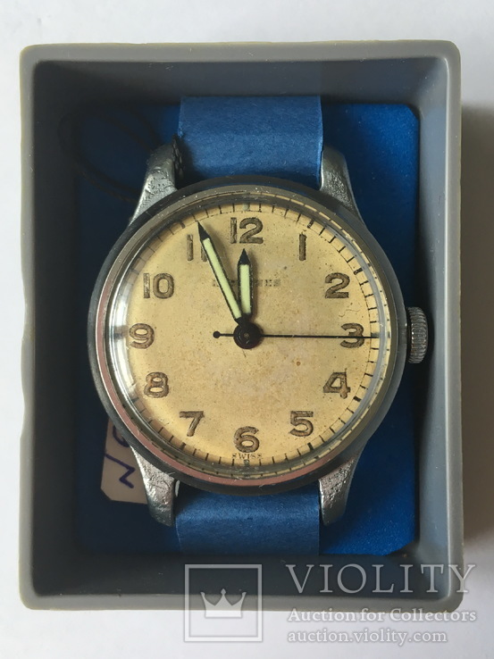 Наручные Longines cal. 12.68N военных пилотов, 1943 г.	, фото №9