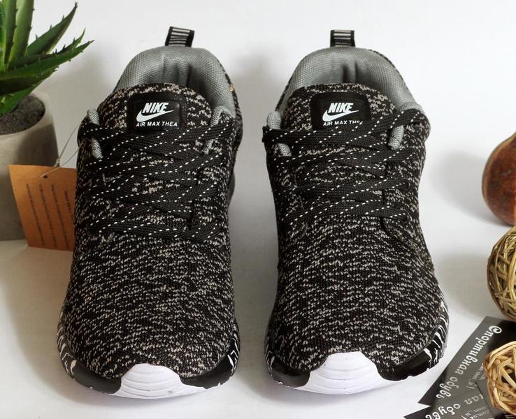 0297 Кроссовки Nike Air Thea Беговые Черно серые 43 размер - 26,5 см стелька, фото №5
