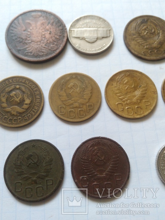 3 копейки 1931,1936,1946,1957+20копеек 1936,1955 +5центов 1940 г .+бонус, фото №6