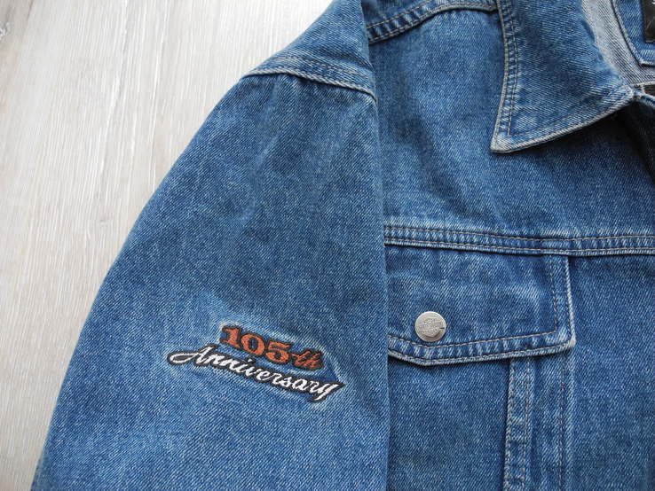 Куртка джинсовая  MOTOR Harley Davidson Юбилейная 105 лет  р. 3XL  ( Новое ) Оригианл , фото №9