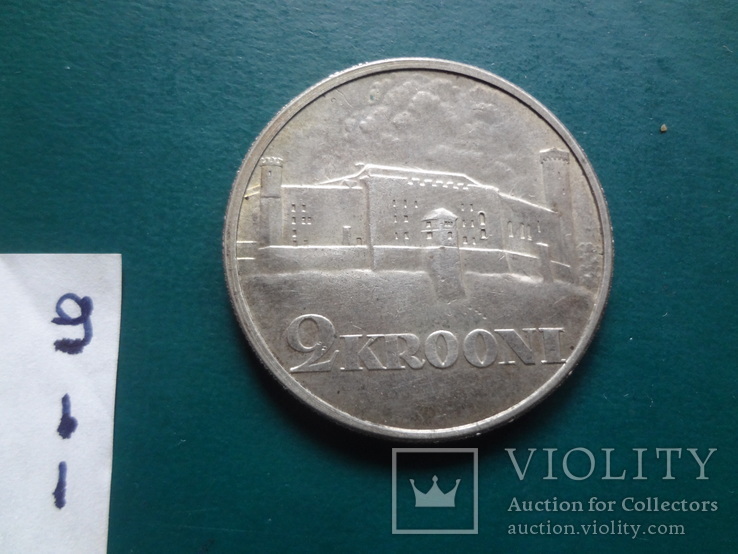 2 кроны 1930  Эстония серебро   (9.1.1)~, фото №4