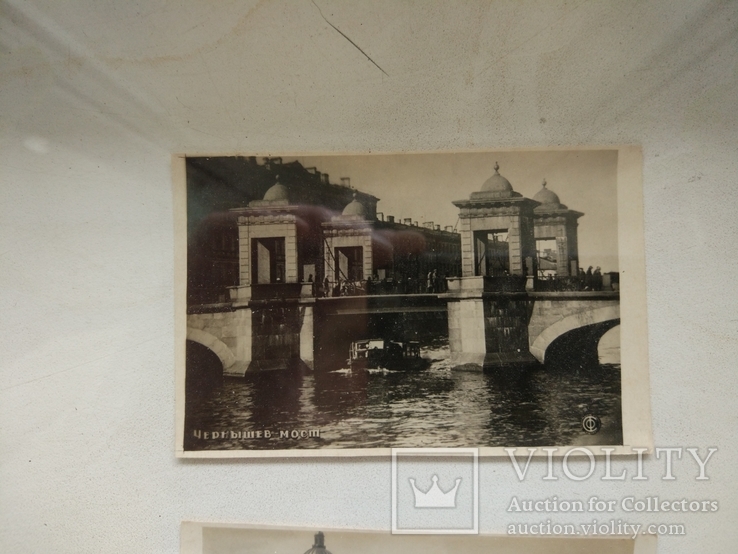 1930-е, Ленинград, Чернышёв мост, 6*9см