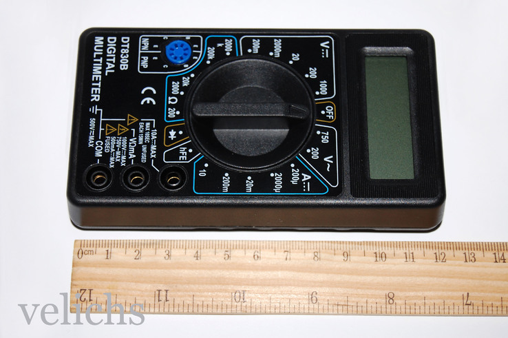 Мультиметр цифровой DT - 830 В, фото №4