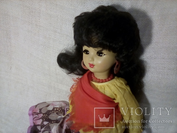 Кукла "Цыганка" с биркой. 39см. Ивановская ф-ка. 1986г., фото №11