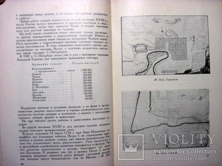 Шквариков Планировка городов России XVIII и начала XIX века Илл монография 1939, фото №12