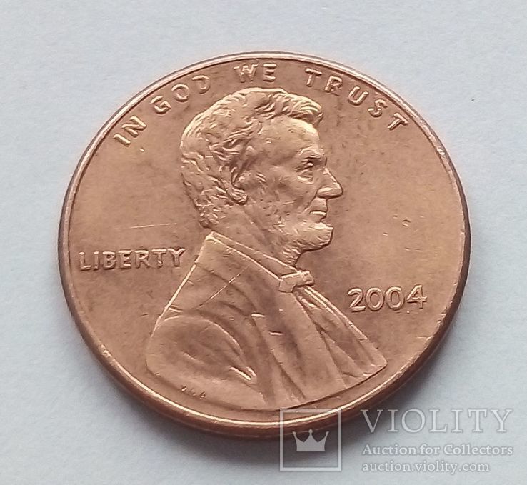 США 1 цент 2004 г., фото №2