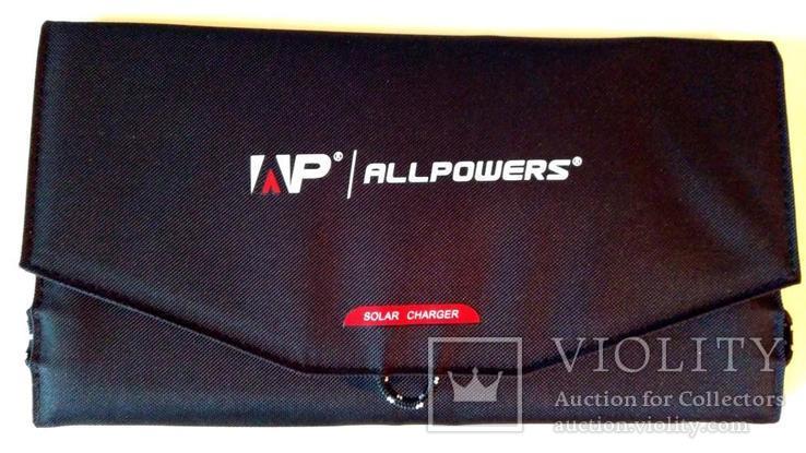  Солнечная панель, универсальное зарядное устройство AllPowers 21W, фото №3