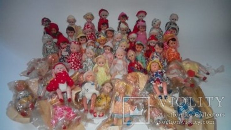 Микро куклы куколки 52шт 8см Польша, фото №2