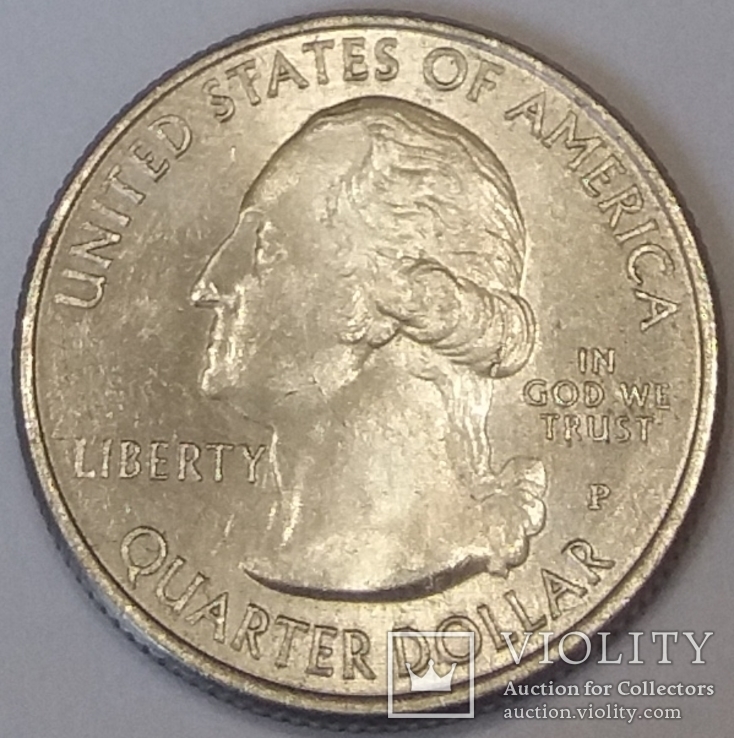 США ¼ долара, 2015 Дорога Блу Рідж, фото №3