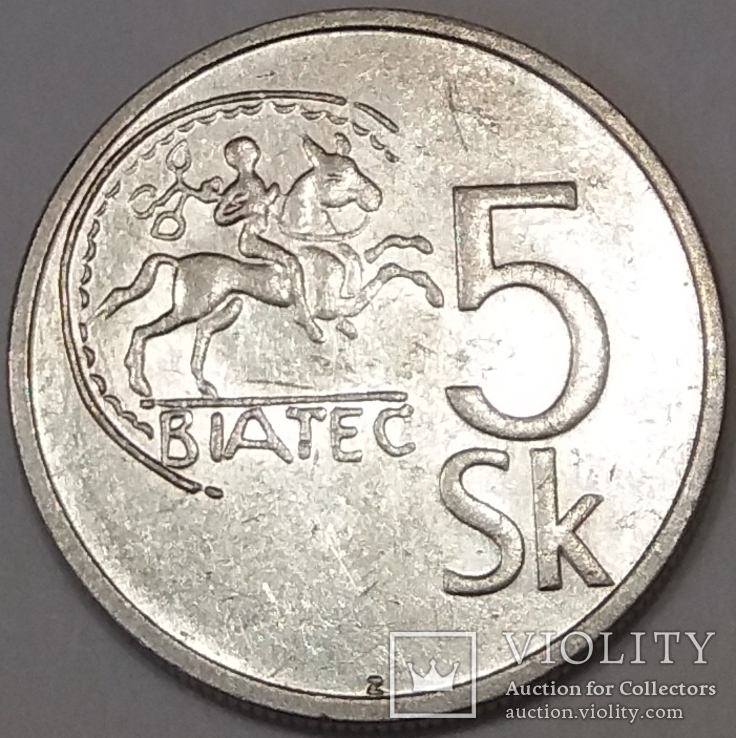 Словаччина 5 крон, 1993