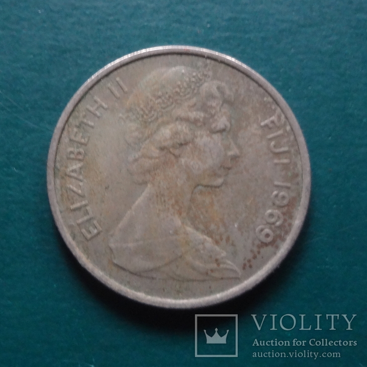 5 центов 1969  Фиджи  (N.10.8)~, фото №3