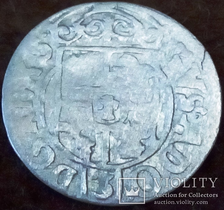 1 1/2 гроша (драйпьолкер) 1632 року Прибалтійська Швеція- Густав Адольф, фото №3