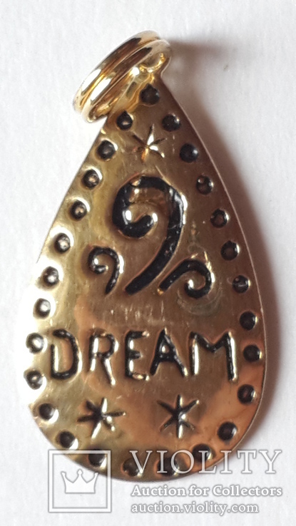 Серебряный (925) кулон "Dream" (Мечта)., фото №2