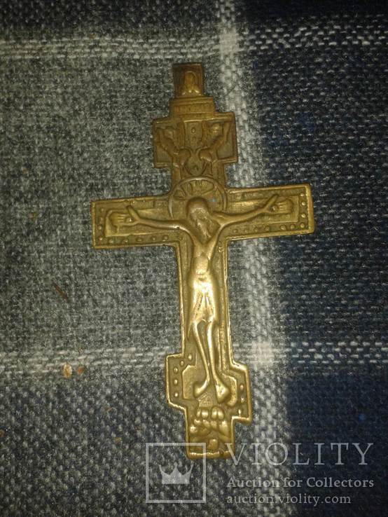 Крест православный наперсный конец XVIII начало XIX, фото №2