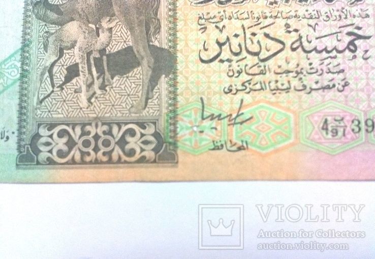 Ливия 5 динар 1991 г., фото №5