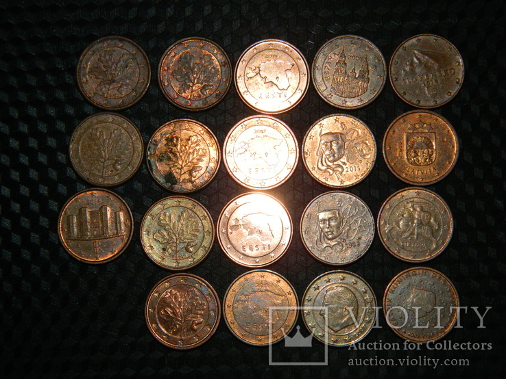 Мега Колекція монет Євро всі різні 195 шт. на суму 109 Є. (88), фото №7