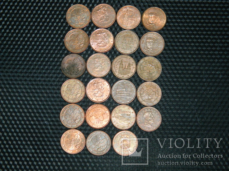 Мега Колекція монет Євро всі різні 195 шт. на суму 109 Є. (88), фото №9