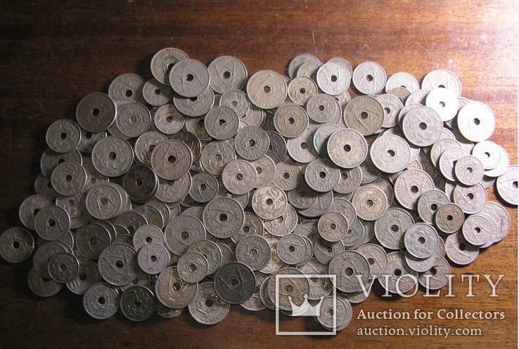 Монеты Бельгии 242 штуки, (473 грамма), фото №3