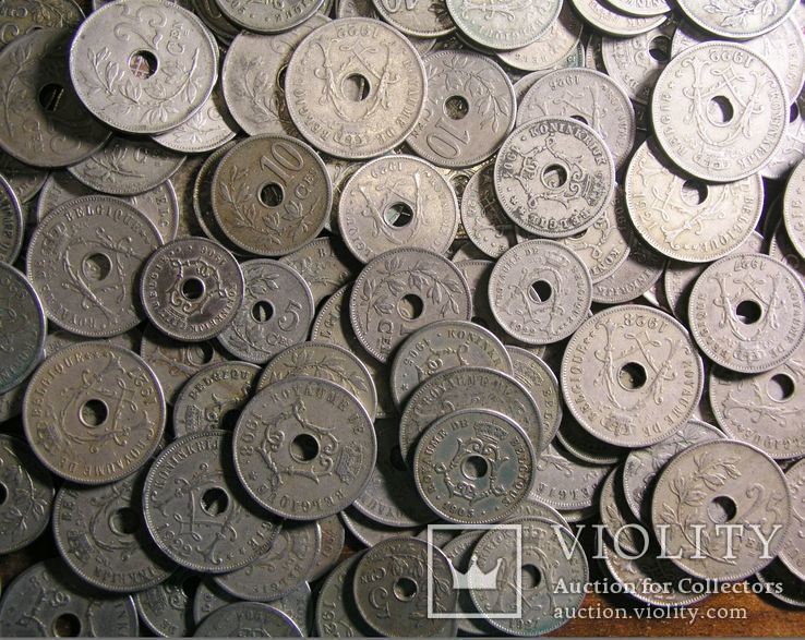 Монеты Бельгии 242 штуки, (473 грамма), фото №6