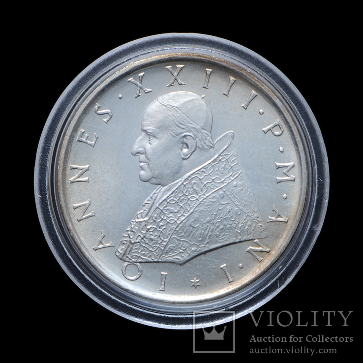 Набор Серебрянных Монет Папы Римские ХХ Столетия, Ватикан, фото №3