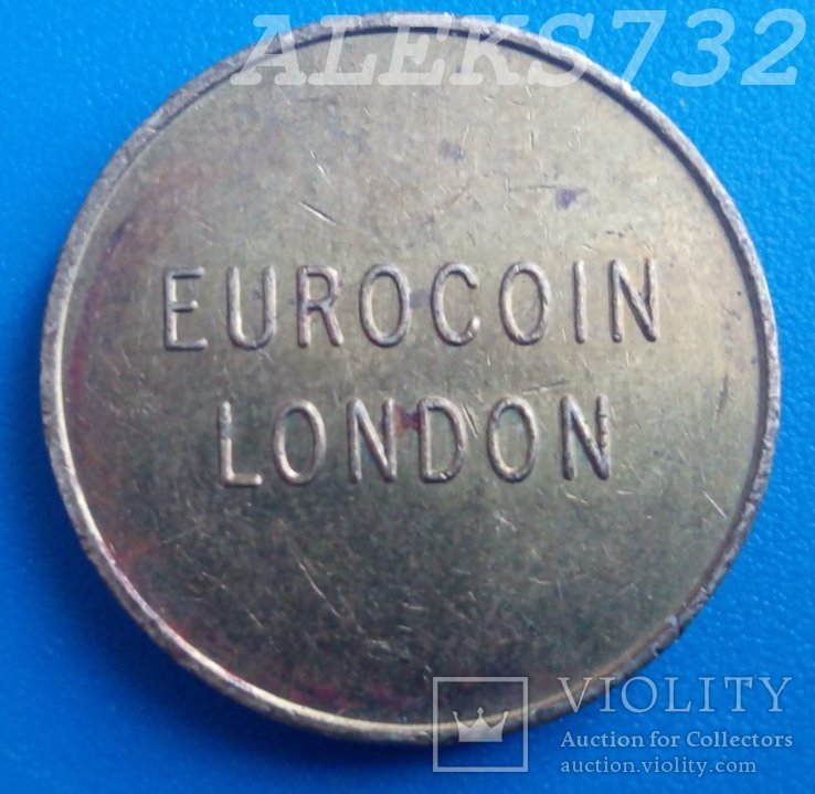 Игровой жетон Eurocoin London (Великобритания), фото №2