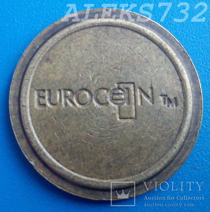 ЖЕТОН игровой игрового автомата EUROCOIN Bell-Fruit Services Limited, фото №3