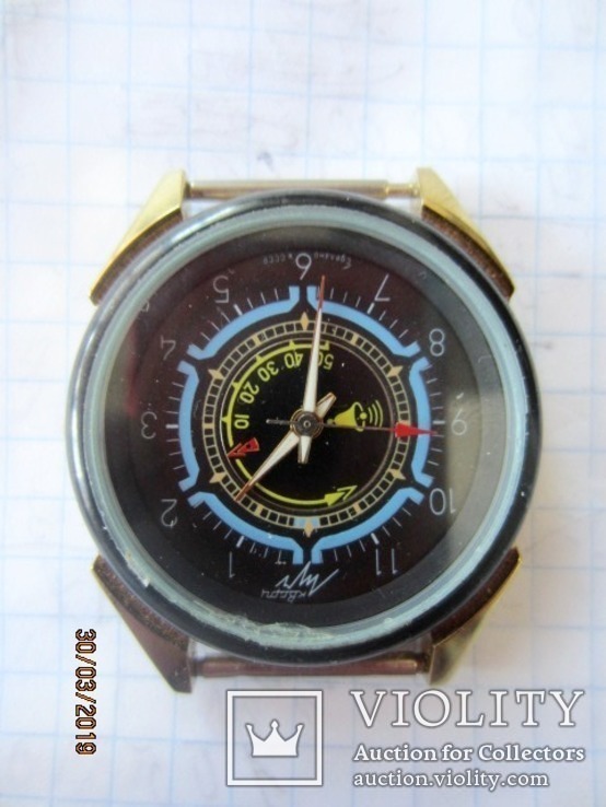 Часы наручные "Луч" (кварц, будильник) SU (советский выпуск), фото №4