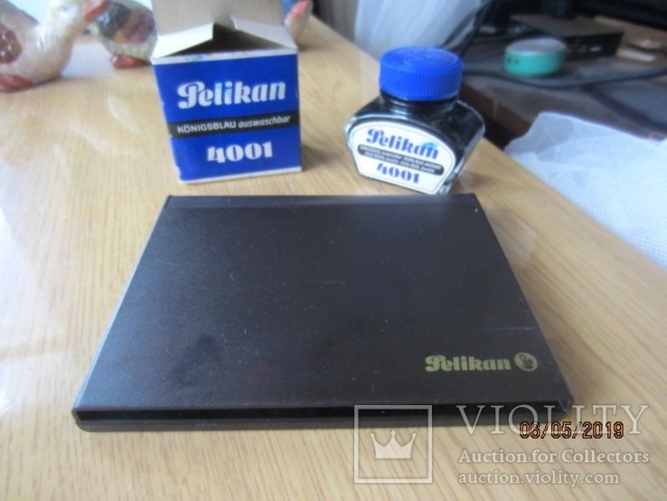 Подушка Pelikan + Pelikan Blue Royal 4001 1960г, фото №2