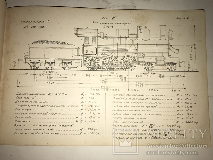 1916 Альбом Паровозов Юго-Западная Железная Дорога, фото №10