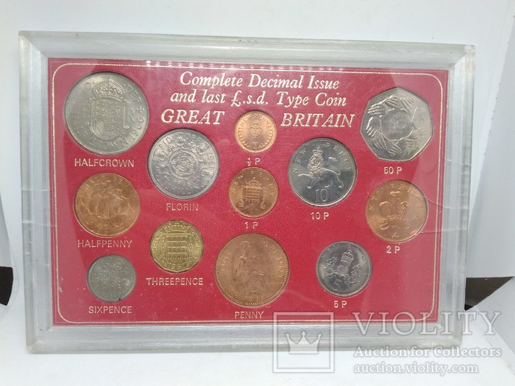 Набор монет Британии