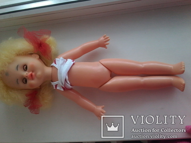 Кукла на резинках, времен СССР, 50 см, фото №4