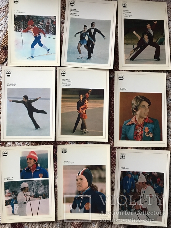 Набір листівок: спортсмени-чемпіони СРСР, фото №3