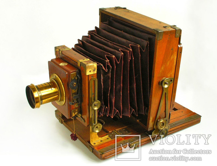Фотоаппарат деревянный,конец 1800-х г.г.,Англия., фото №3