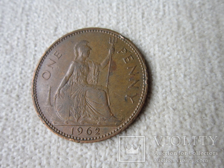 One penny 1962