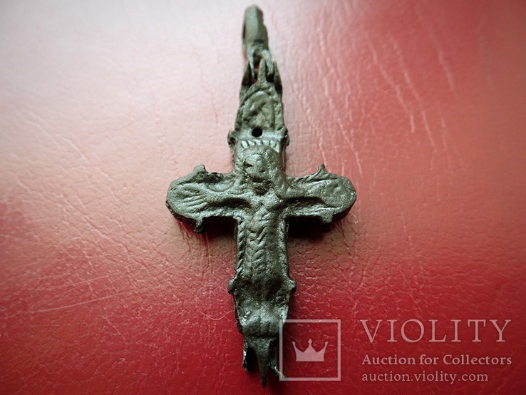  Рельефный энколпион  распятие Христове  Богородица  Ассунта, фото №5
