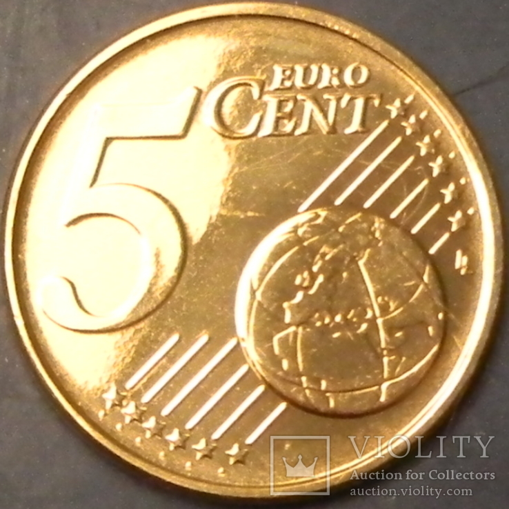5 євроцентів Греція 2009 UNC, фото №3