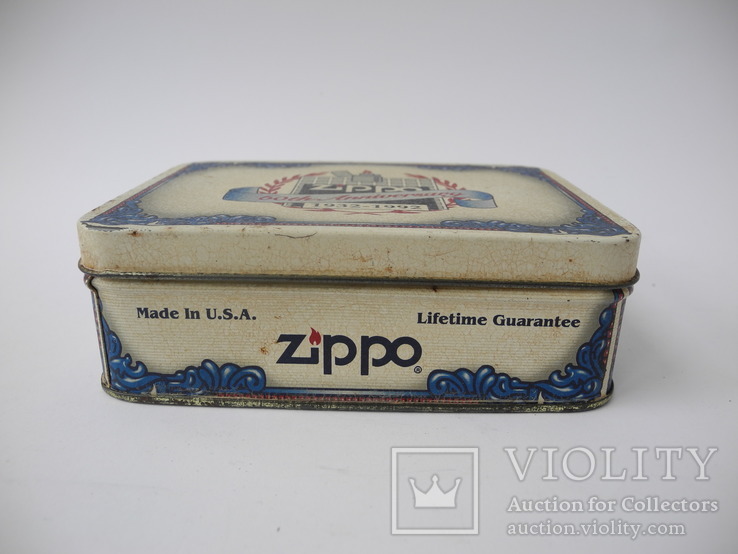 Юбилейная Коробка с под зажигалки Zippo 1992 г. ( USA ), фото №3