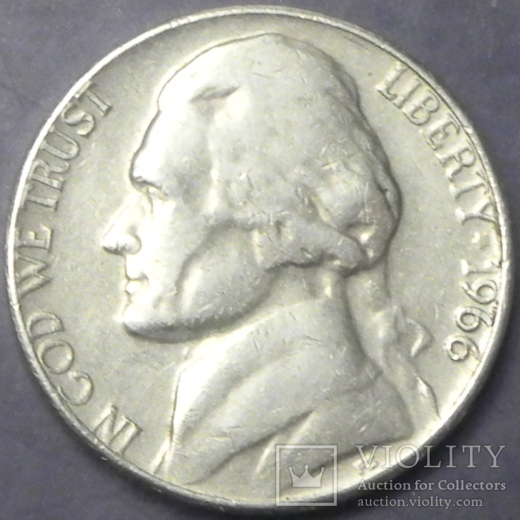 5 центів США 1966, фото №2