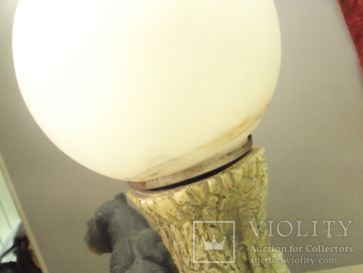 Настольная лампа светильник пума на дереве, фото №8
