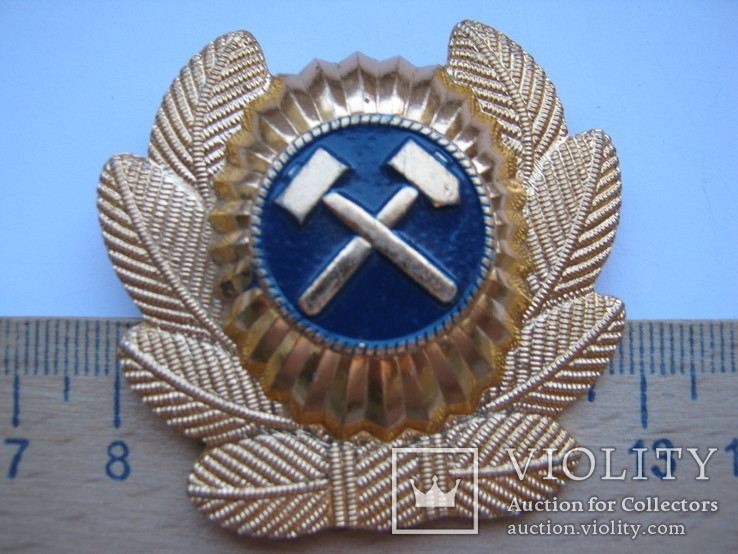 MützenEmblem KappenAbzeichen MützenAbzeichen UdSSR. Soviet cap badge. capbadge USSR, фото №3