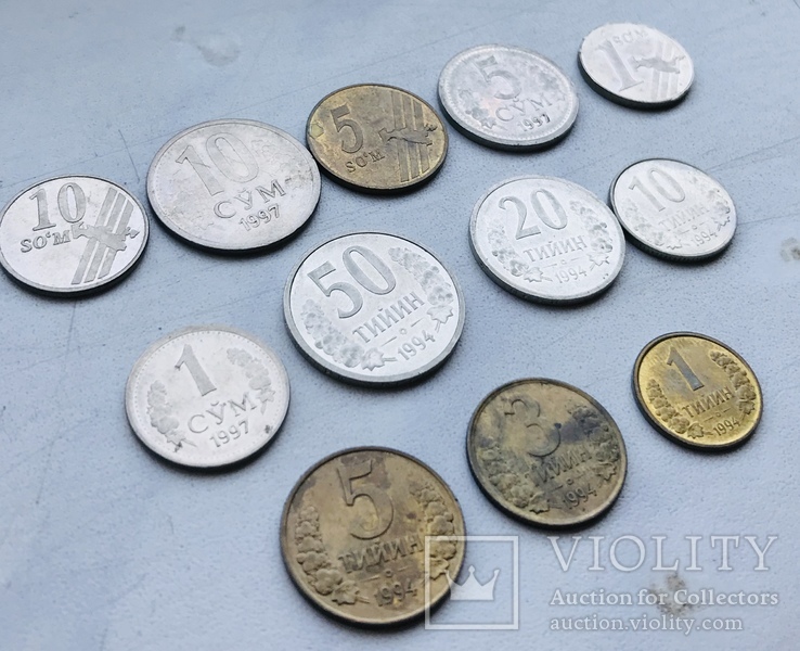Набор монет Узбекистана, фото №2